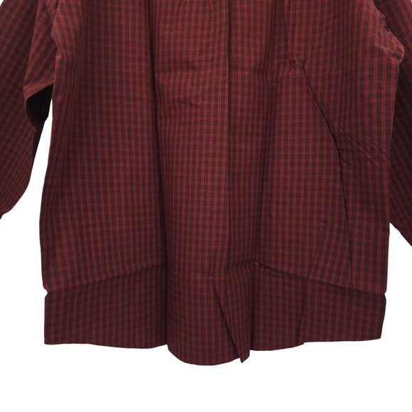 Vintage 2002 Tommy Hilfiger Button Front Shirt Mens 16.5 Holiday Tartans Plaid - Picture 13 of 15